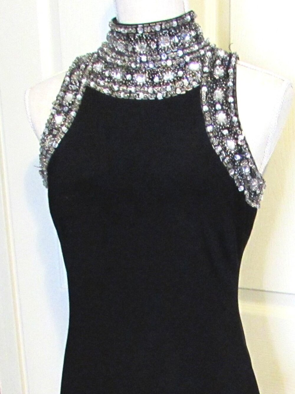 Cache Rhinestones Bodycon Cocktail Party Dress  Size S